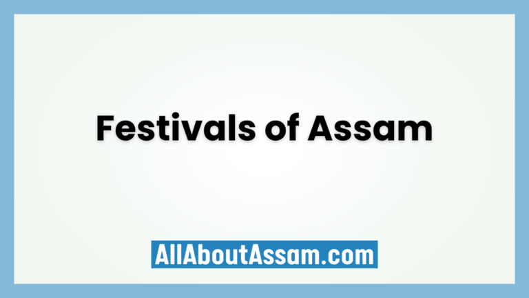 Featured image - Festivals of Assam